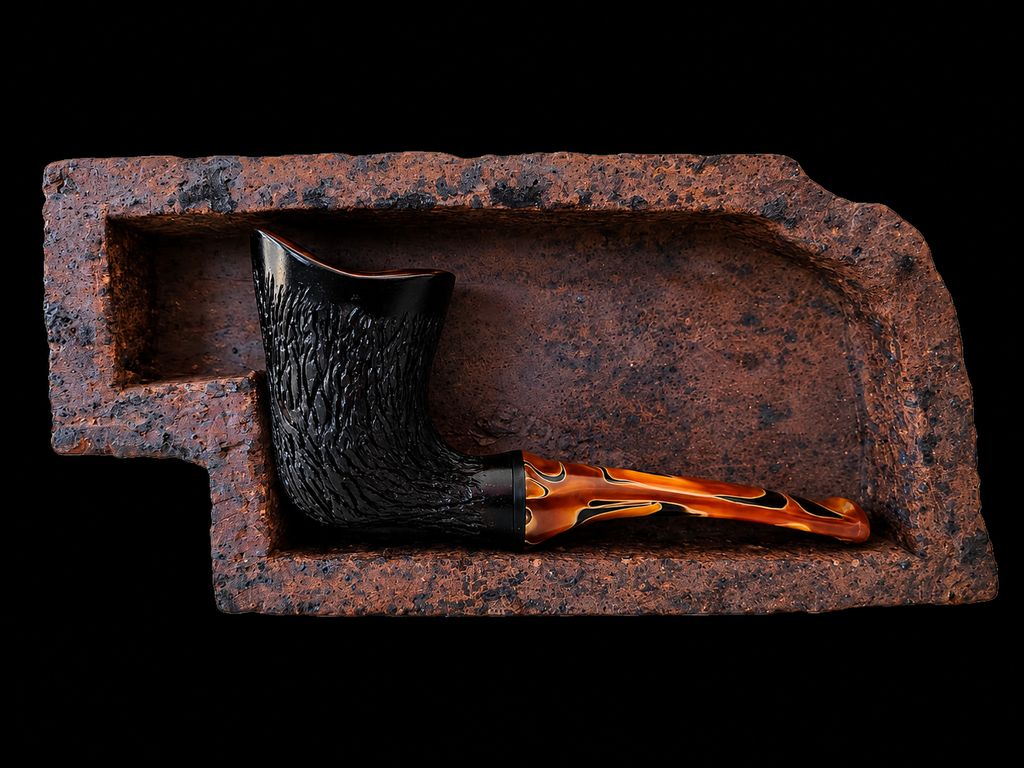 STURGIS READY-The Badlands!!!  HANDCRAFTED rusticated one of a kind artesian pipe